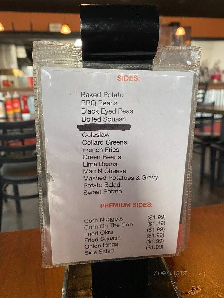 Woody's Bar-B-Q - Jacksonville, FL menu_pic