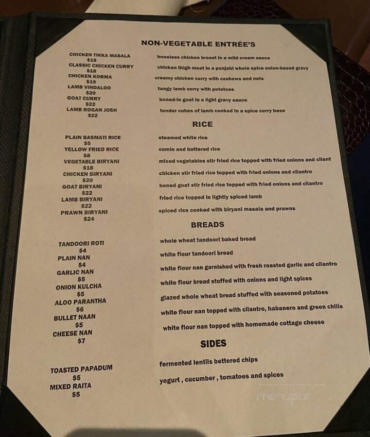 Tabla - Las Vegas, NV menu_pic