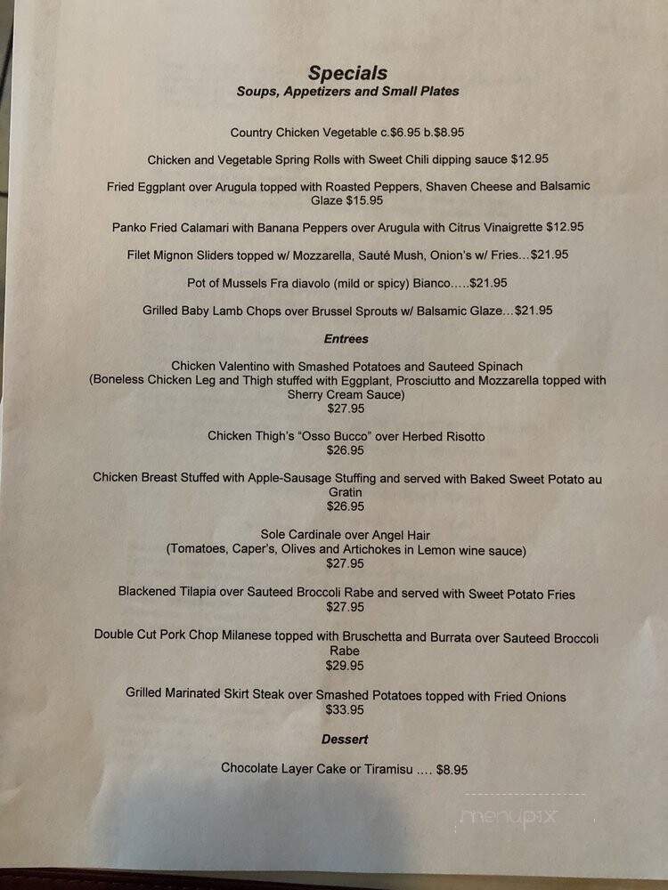 Guy Anthonys - Merrick, NY menu_pic