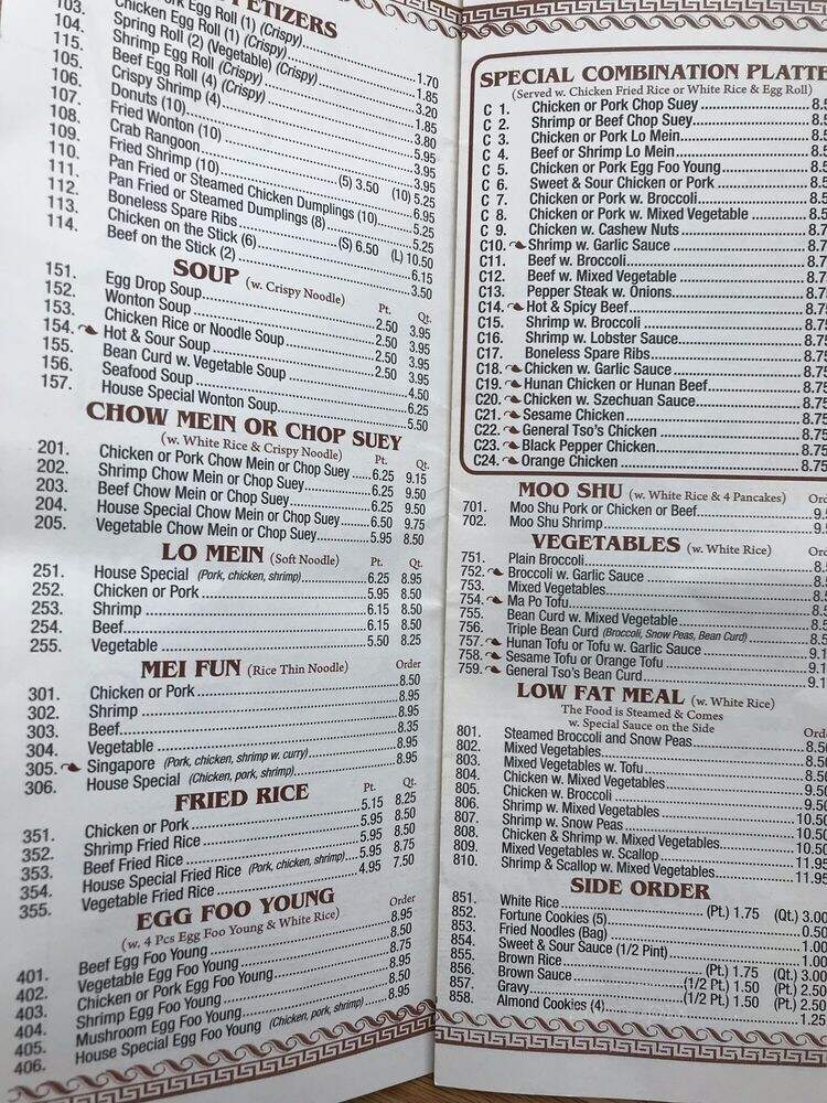 Asian Chef - Brookfield, WI menu_pic