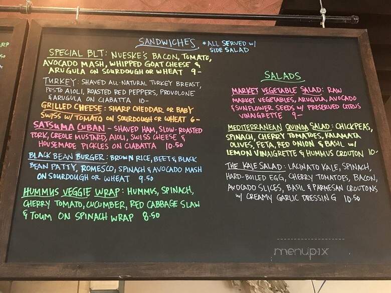 Satsuma Cafe - New Orleans, LA menu_pic
