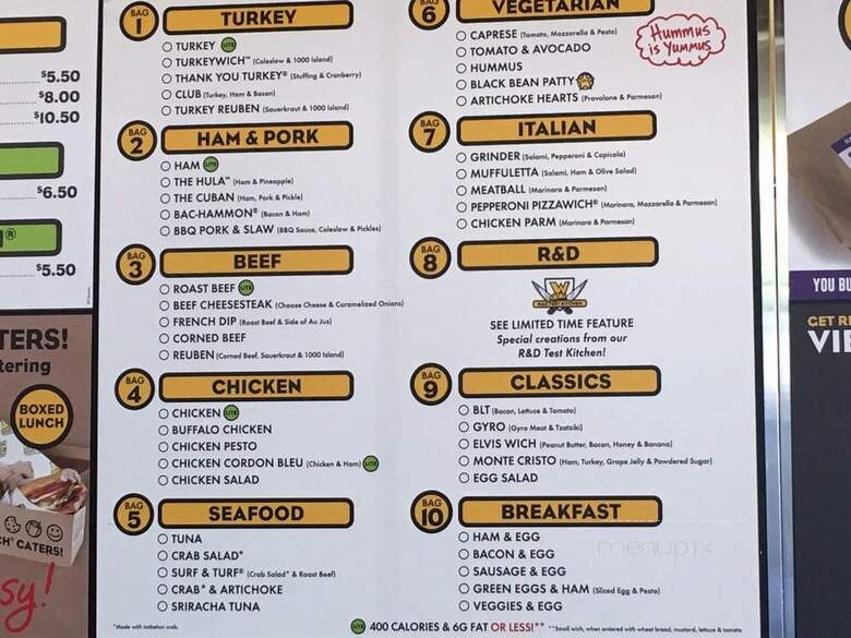 Which Wich Superior Sandwiches - Arlington, TX menu_pic