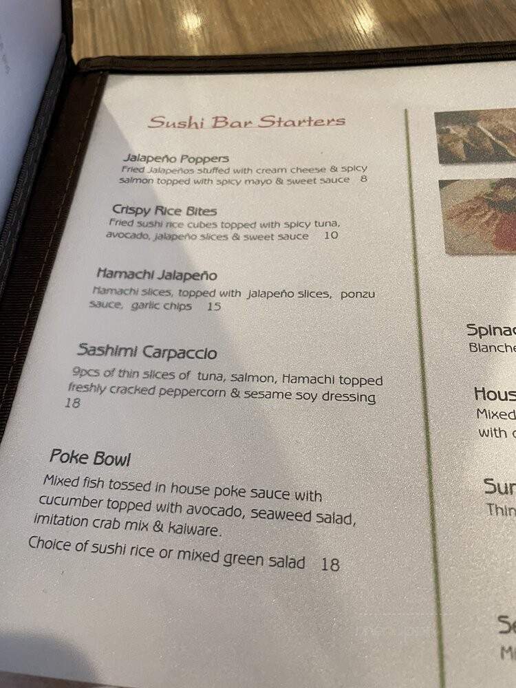 Sushi Joa - Mercer Island, WA menu_pic