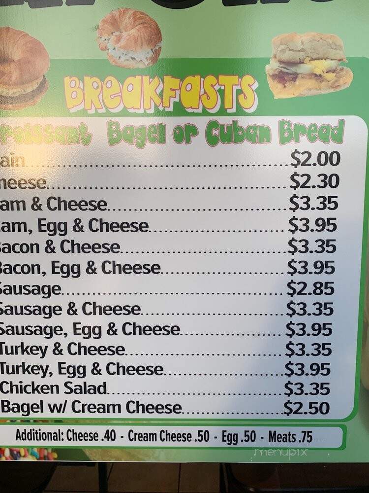 Hole in One Donut 3 - Tampa, FL menu_pic