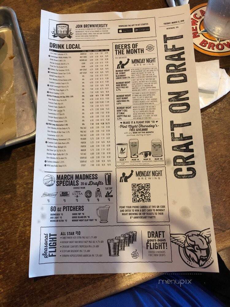Taco Mac Newnan - Newnan, GA