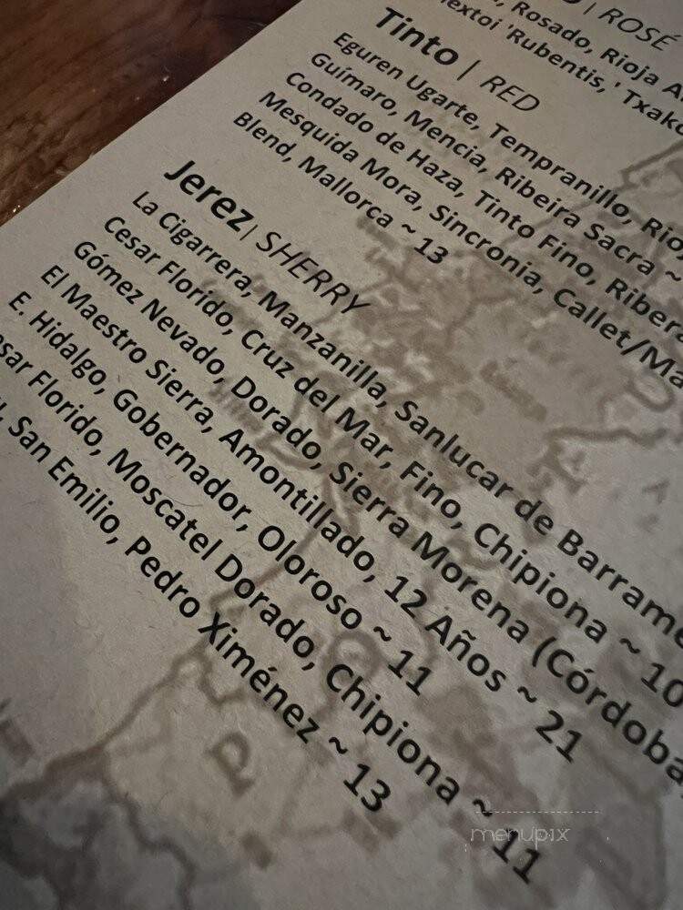Estadio - Washington, DC menu_pic
