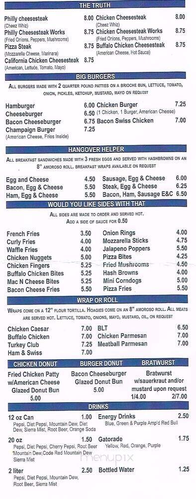 Fat Sandwich Company - Champaign, IL menu_pic