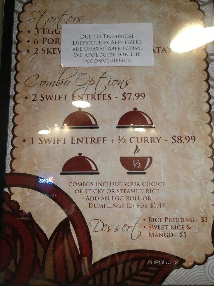 Thai Drift - Orem, UT menu_pic