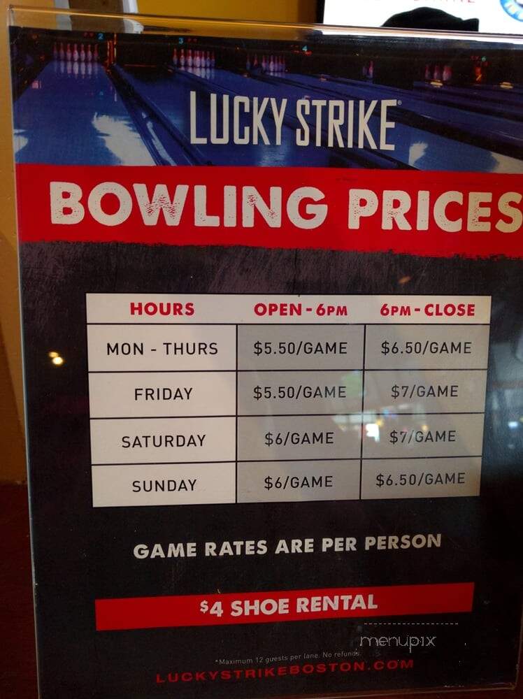 Lucky Strike Lanes & Lounge - Boston, MA