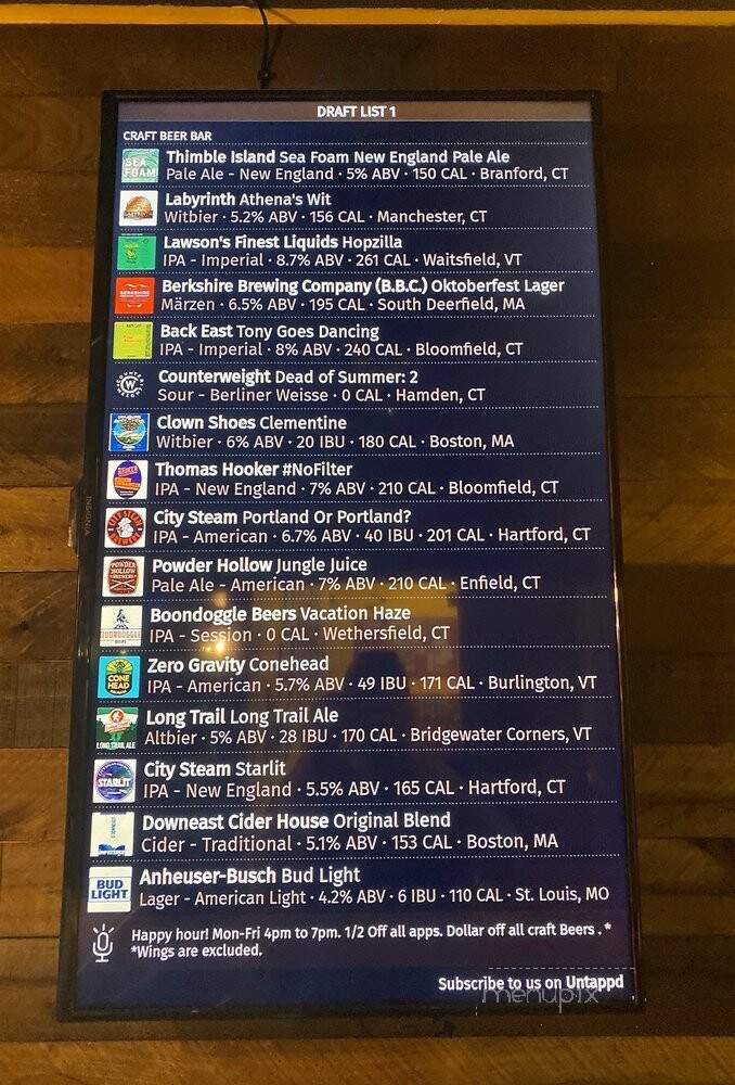 Randy's Wooster St Pizza Shop - Manchester, CT menu_pic