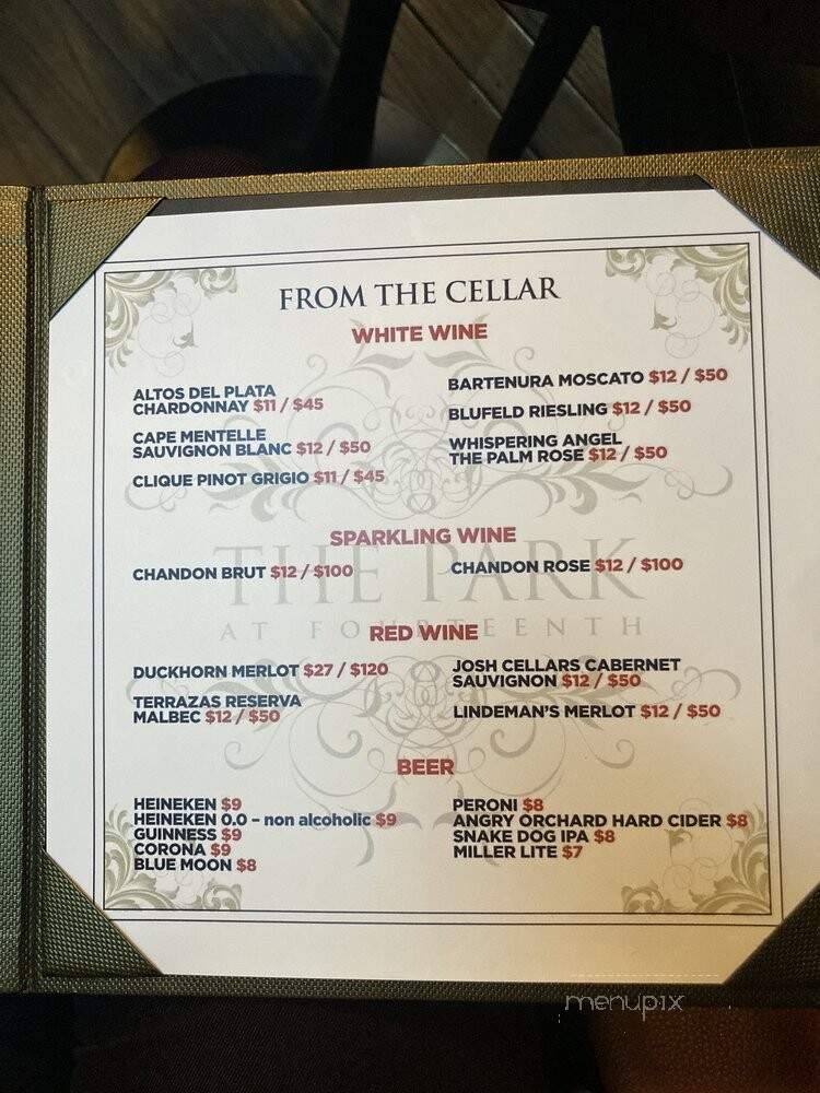 The Park at 14th - Washington, DC menu_pic