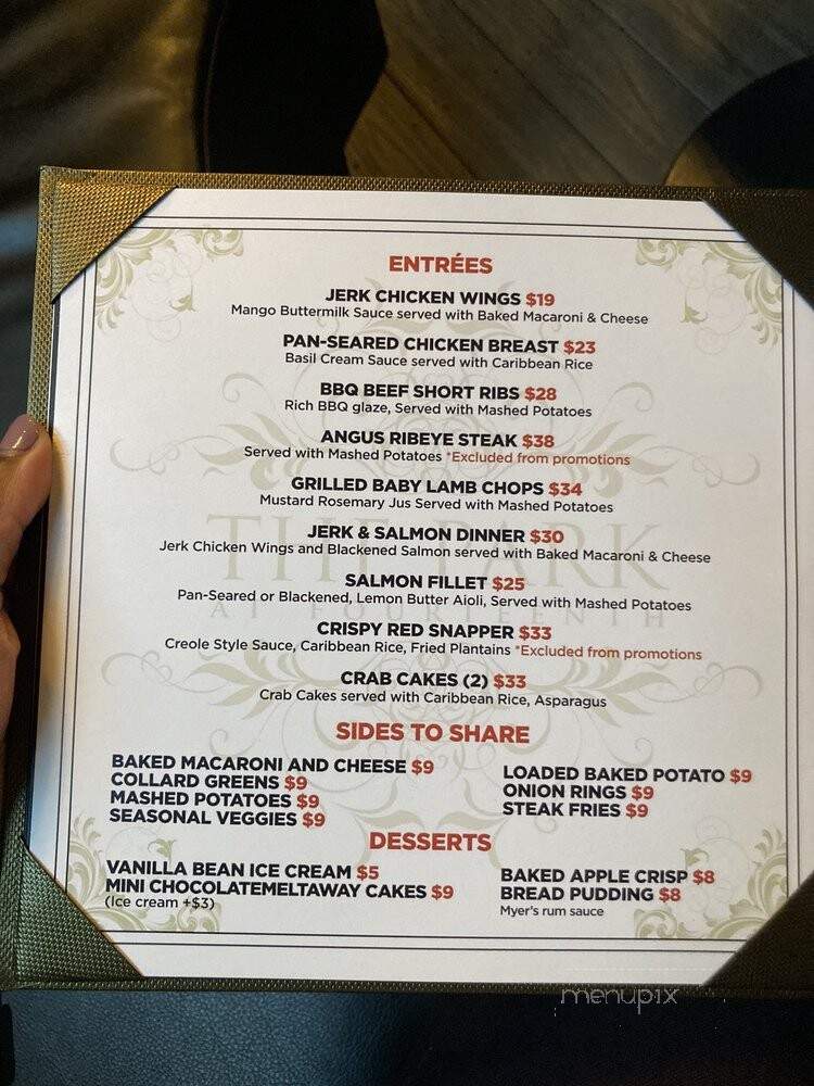 The Park at 14th - Washington, DC menu_pic