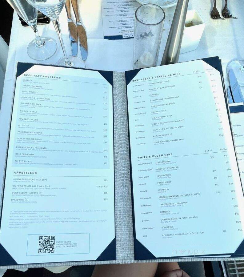 Bateaux New York - New York, NY menu_pic