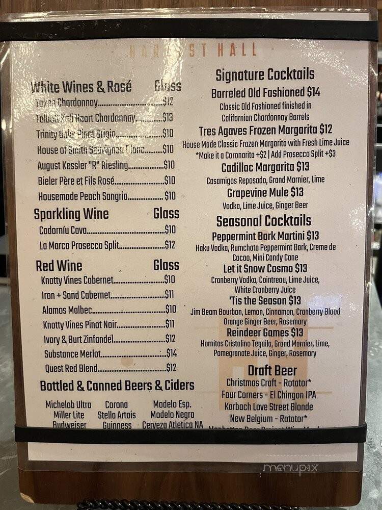 Pinnacle Restaurant Group - Grapevine, TX menu_pic