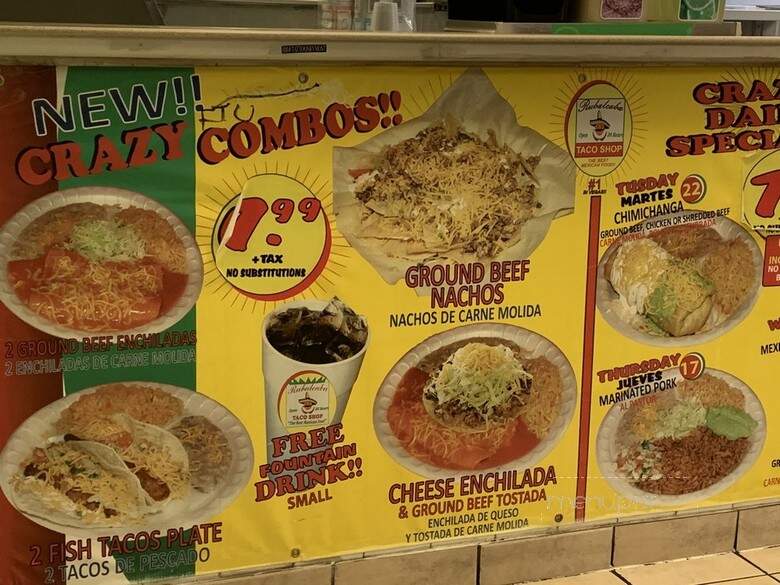 Rubalcabas Taco Shop - Las Vegas, NV menu_pic
