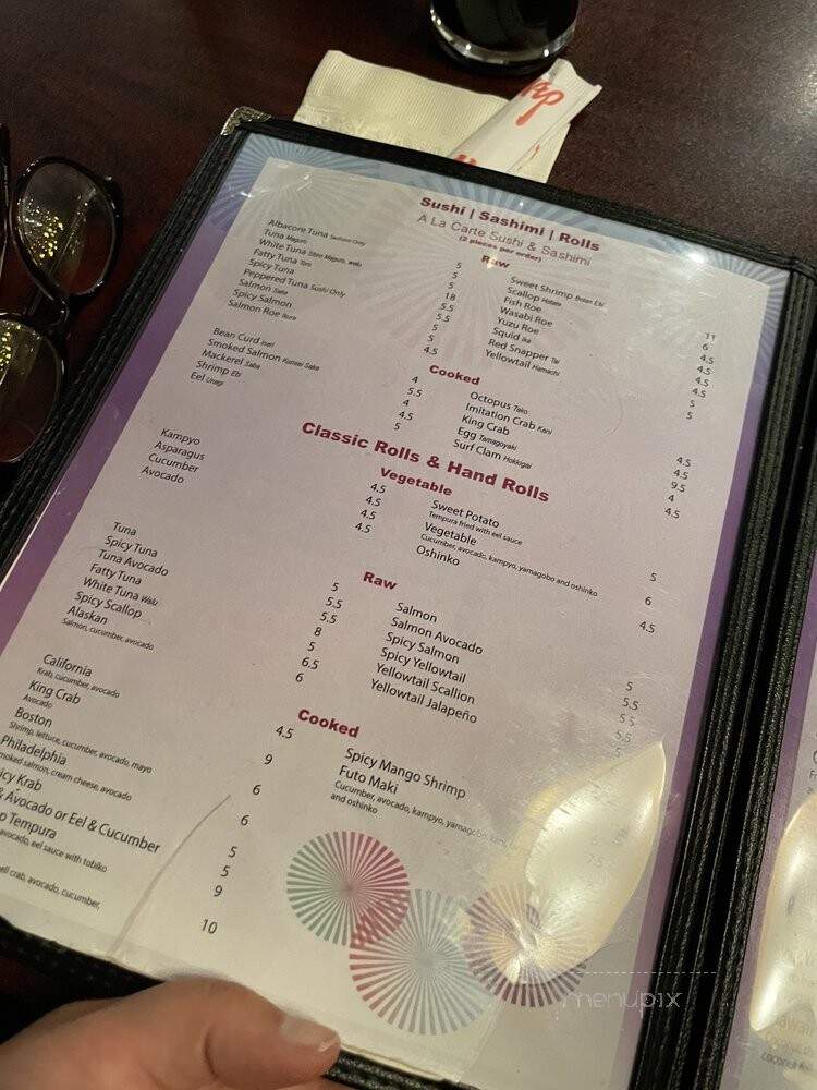 Hanabi Japanese Cuisine - Duluth, MN menu_pic