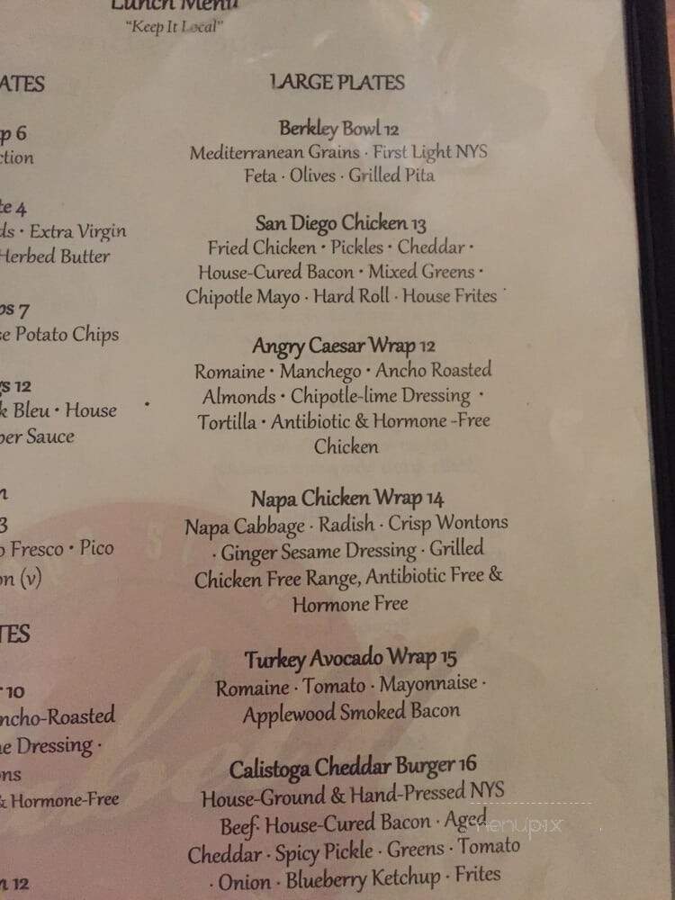 Label Seven - Pittsford, NY menu_pic