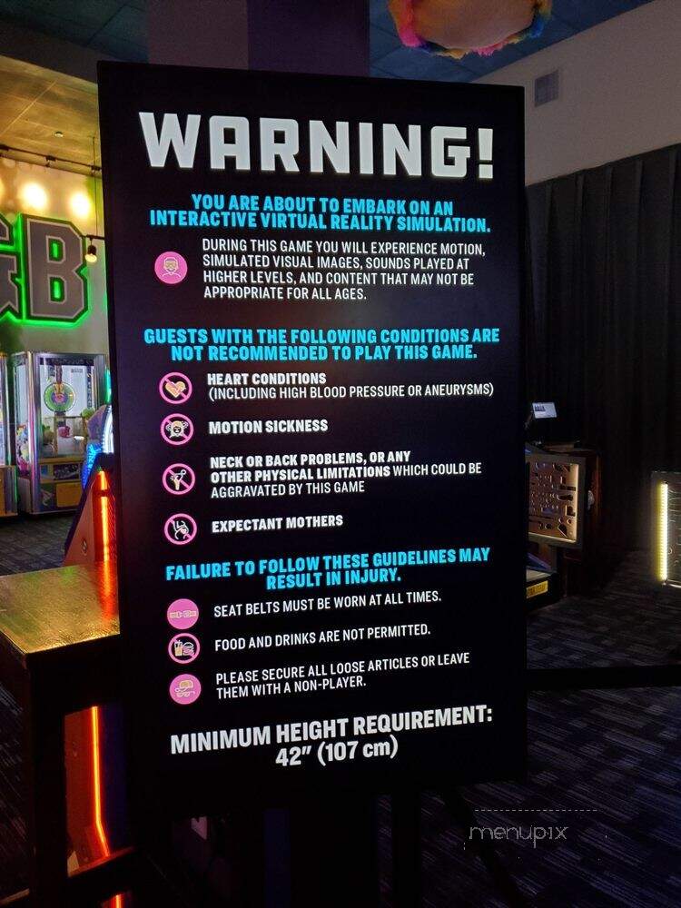 Dave & Busters - Houston, TX menu_pic