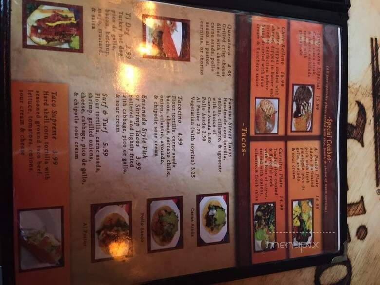 Funky Garcia's - San Diego, CA menu_pic