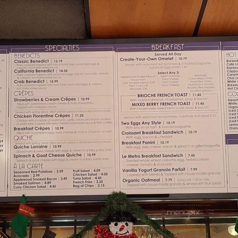 Champagne French Bakery - San Diego, CA menu_pic