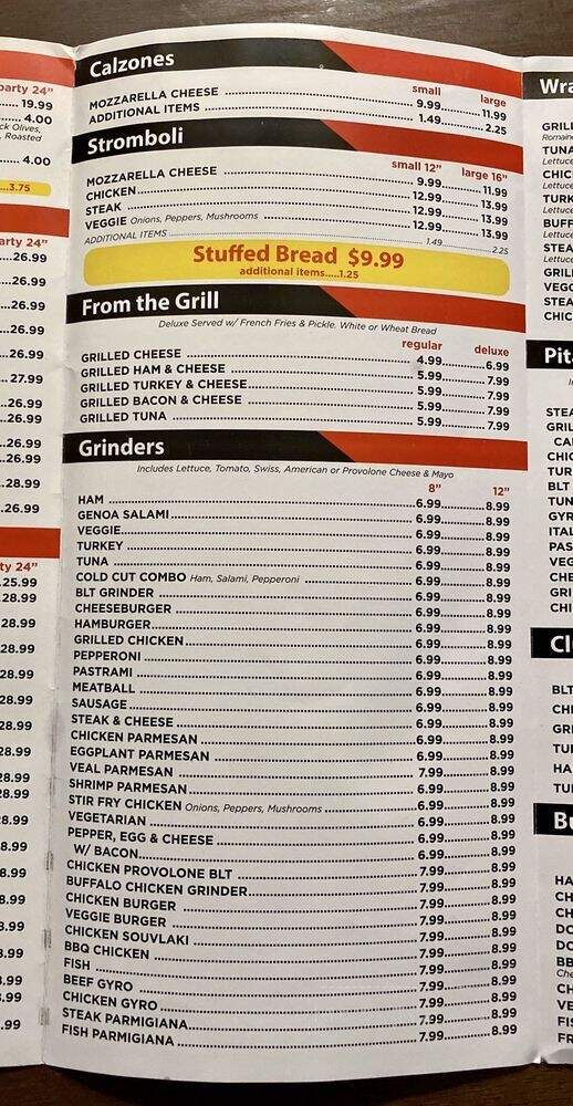 Sisson Avenue Pizza House - Hartford, CT menu_pic