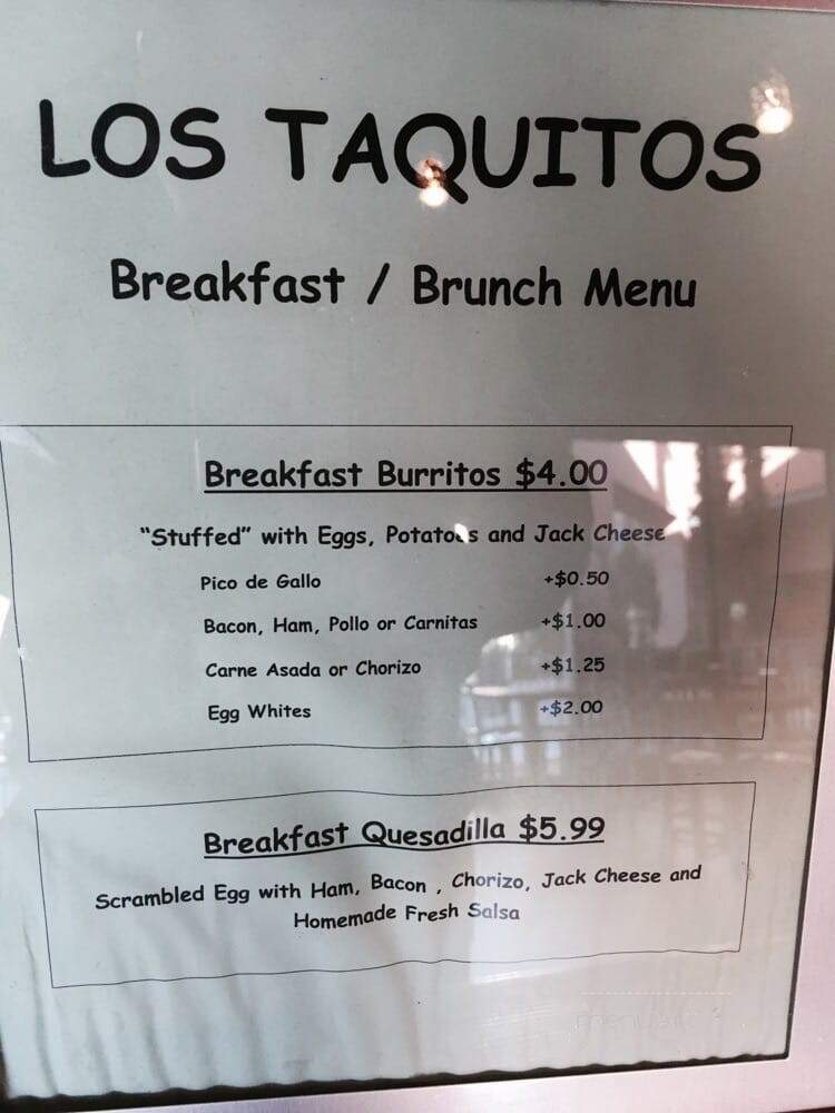 Los Taquitos Grill - Phoenix, AZ menu_pic
