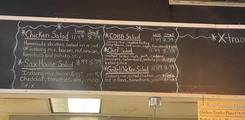 Sax Deli - Hendersonville, TN menu_pic