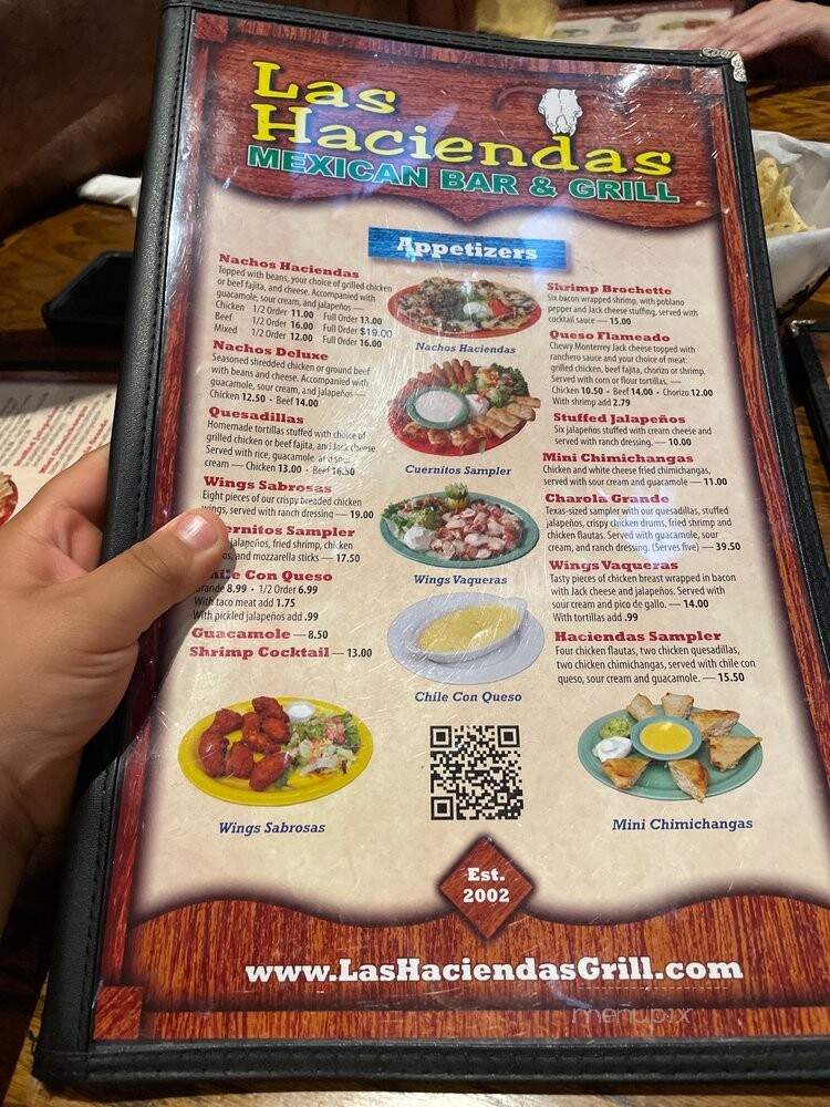 Las Haciendas - Houston, TX menu_pic