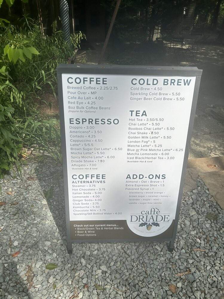 Caffe Driade - Chapel Hill, NC