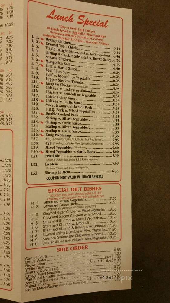 Double Dragon - Lombard, IL menu_pic