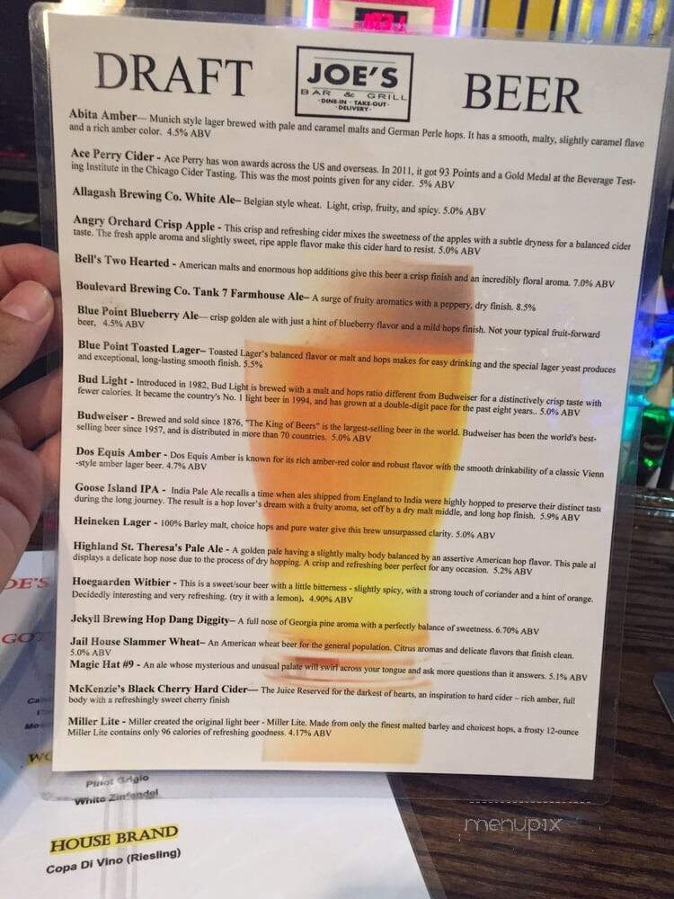 Joe's To Goes - Lilburn, GA menu_pic