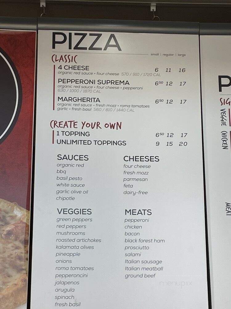 Red Brick Pizza - Colleyville, TX menu_pic