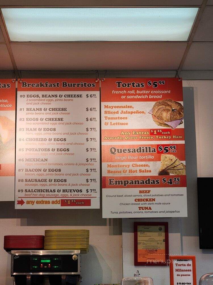 Mill Bakery - Santa Ana, CA menu_pic