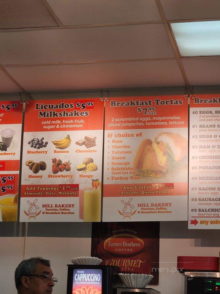 Mill Bakery - Santa Ana, CA menu_pic