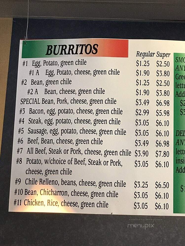 Gomez on Park Ave - Denver, CO menu_pic