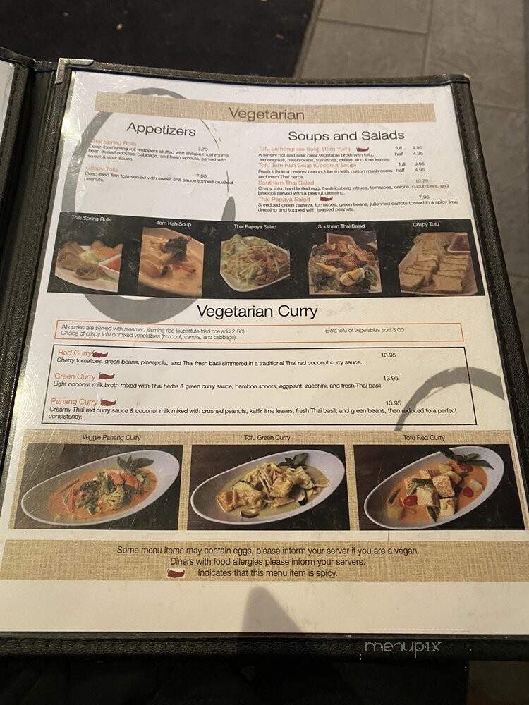 Cozy Thai Bistro - State College, PA menu_pic