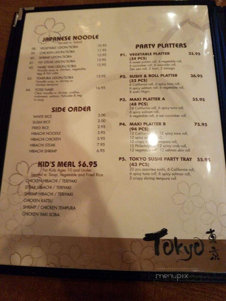Tokyo Sushi & Grill Restaurant - Shakopee, MN