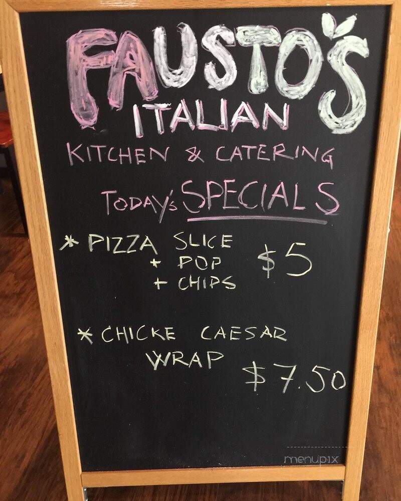 Fausto's Italian Kitchen & Catering - Arlington Heights, IL menu_pic