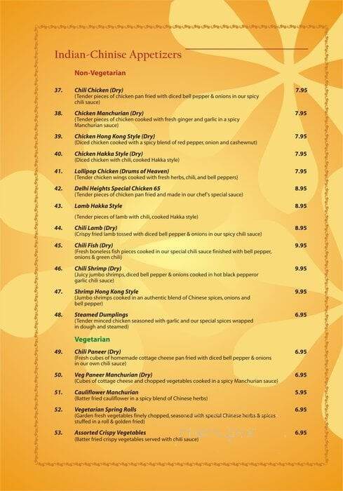 Delhi Heights - Jackson Heights, NY menu_pic