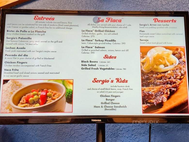 Sergio's Cafe Express - Hialeah, FL menu_pic