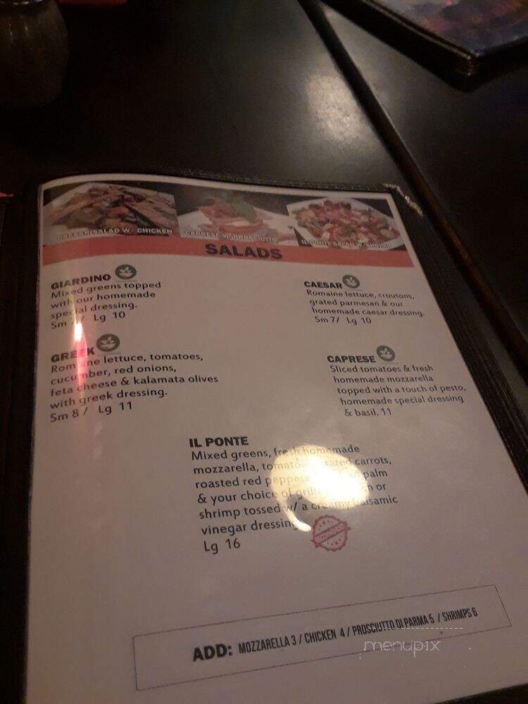 Il Ponte Vecchio Pizzeria - Sunny Isles Beach, FL menu_pic