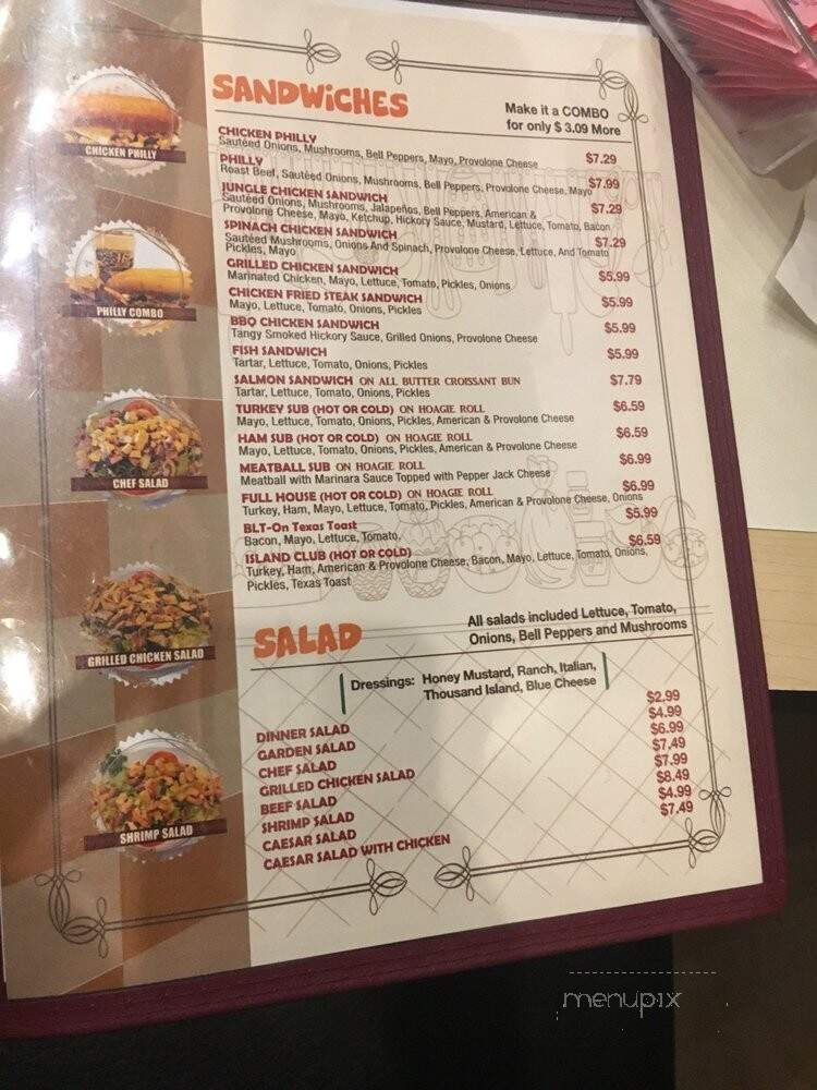 Burger Island - Rowlett, TX menu_pic