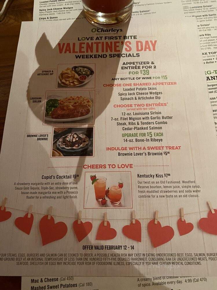 O'Charley's - Alabaster, AL menu_pic