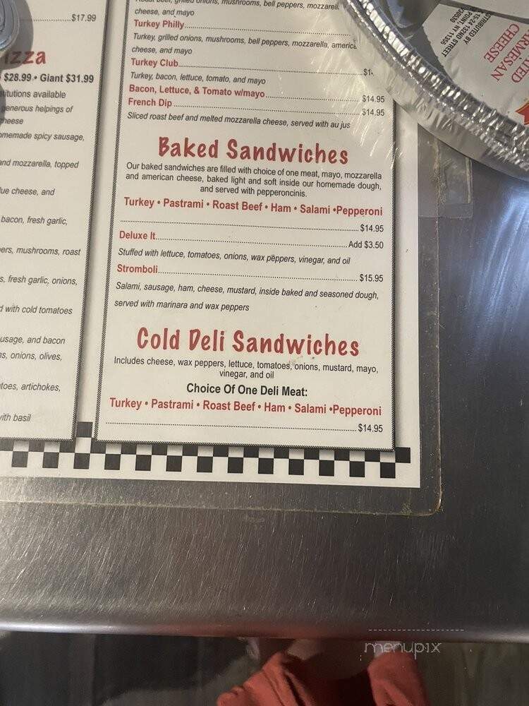 Mama Tina's - Fresno, CA menu_pic