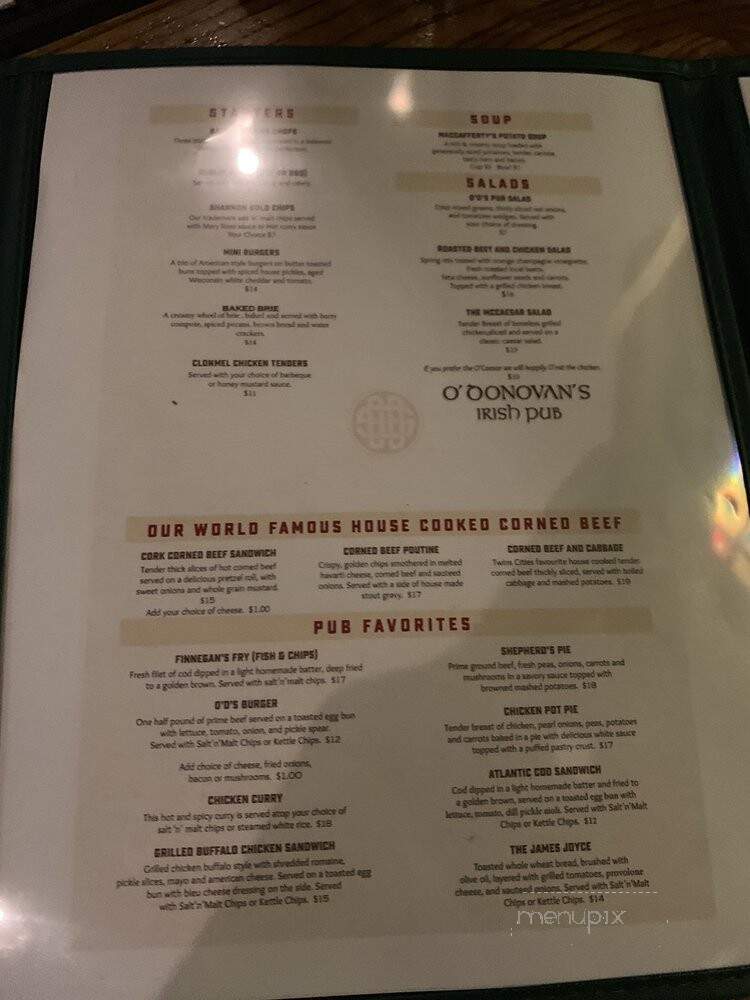O'Donovan's - Minneapolis, MN