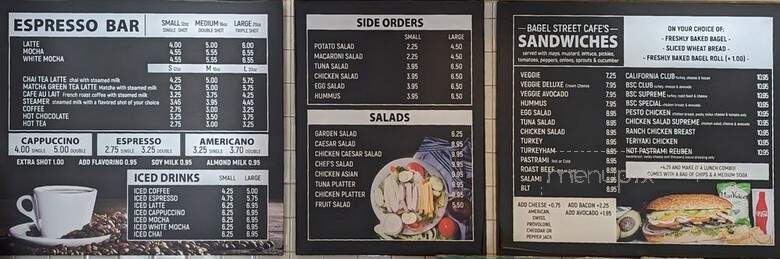 Bagel Street Cafe - Sunnyvale, CA menu_pic
