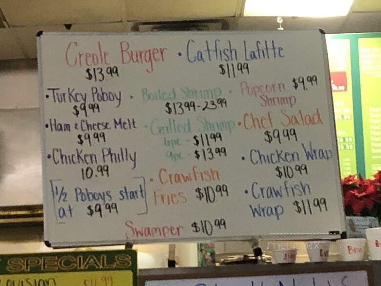 Gumbo to Geaux - Bossier City, LA menu_pic