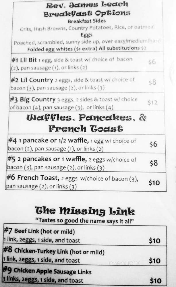 Auntie April's Chicken n Waffles - San Francisco, CA menu_pic