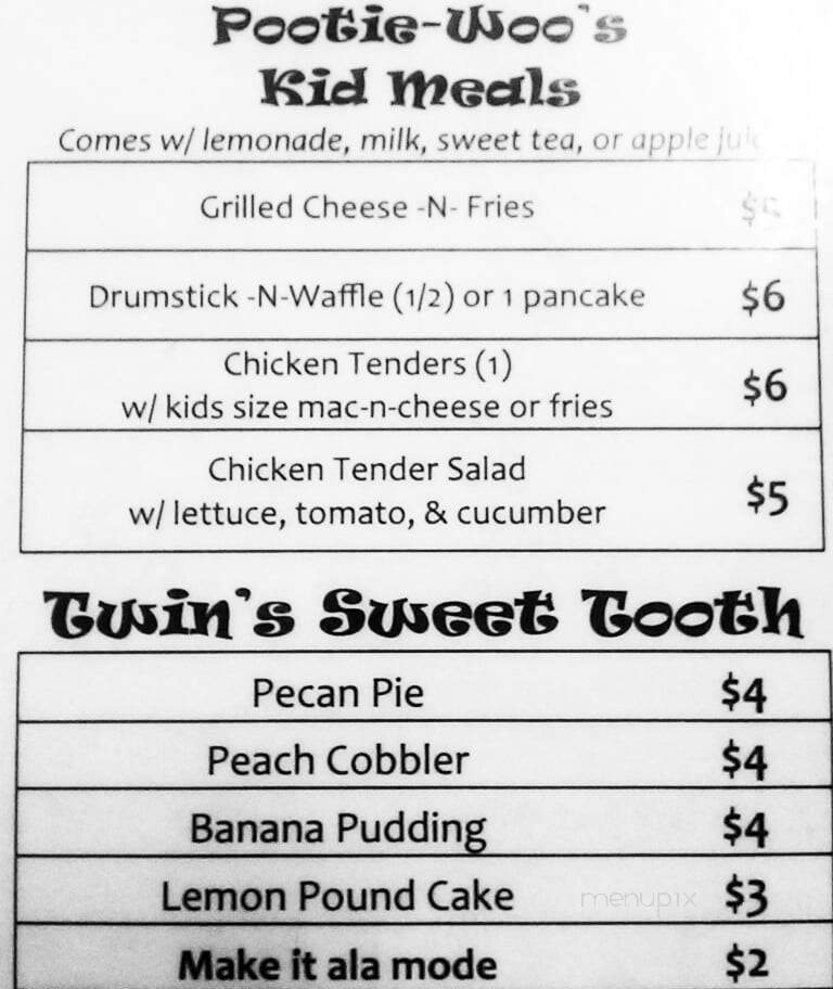 Auntie April's Chicken n Waffles - San Francisco, CA menu_pic