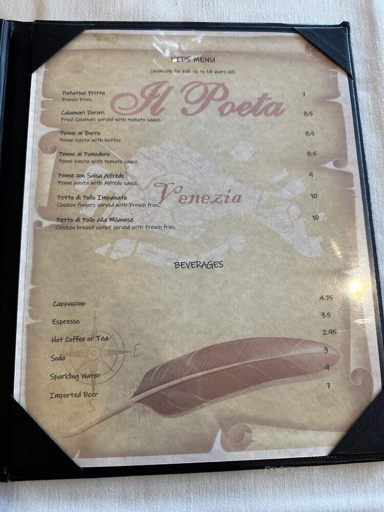 Il Poeta - Flushing, NY menu_pic